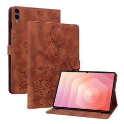 Galaxy Tab S12 Plus : housse fleurs de lys, cartes et porte-photo