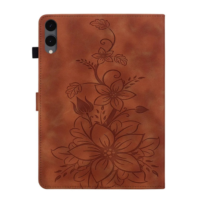 Galaxy Tab S12 Plus : housse fleurs de lys, cartes et porte-photo