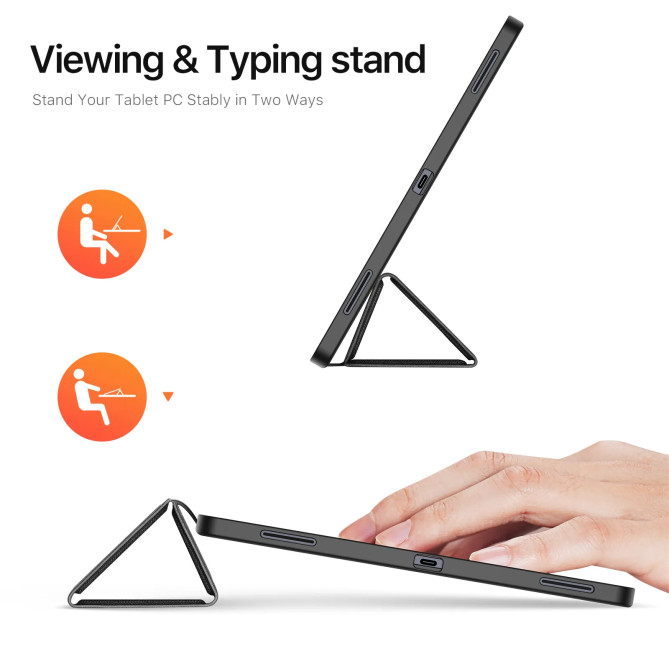 Galaxy Tab S12 Ultra DOMO : housse antichoc avec support 3 volets