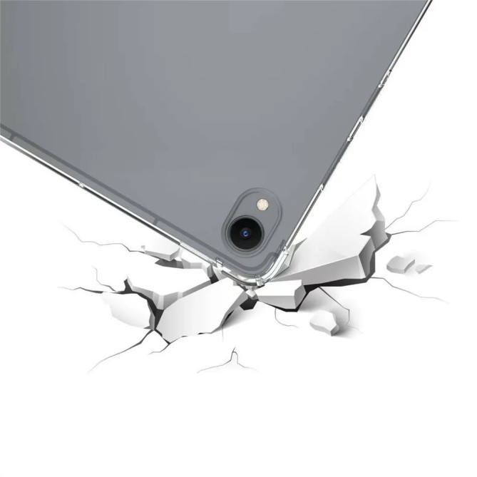 Galaxy Tab S12 Plus : coque transparente à quatre coins renforcés