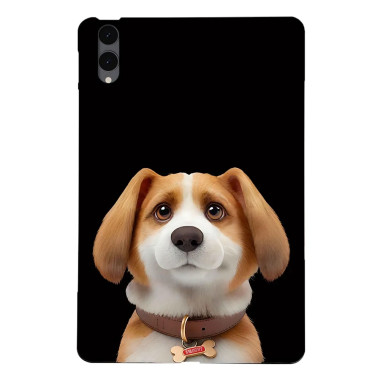 Galaxy Tab S12 Plus : coque fine motif chien Beagle