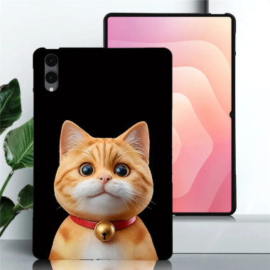 Galaxy Tab S12 Plus : coque fine motif chat illustré