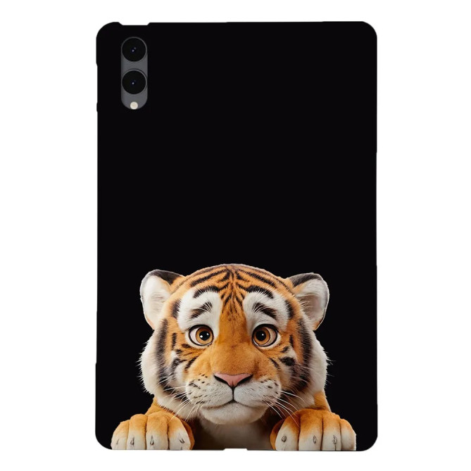 Galaxy Tab S12 Plus : coque fine motif tigre