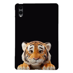 Galaxy Tab S12 Plus : coque fine motif tigre