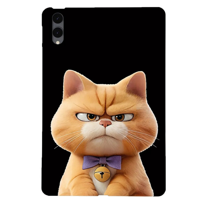 Galaxy Tab S12 Plus : coque motif chat boudeur