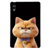 Galaxy Tab S12 Plus : coque motif chat boudeur