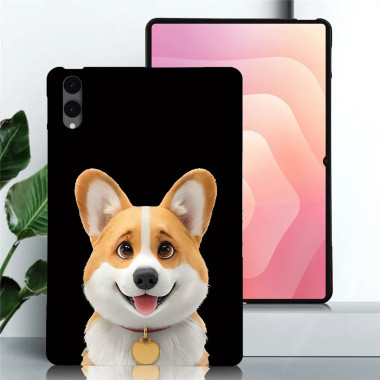 Galaxy Tab S12 Plus : coque fine motif Corgi