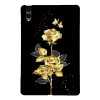 Galaxy Tab S12 Plus : coque Roses Dorées et Papillons