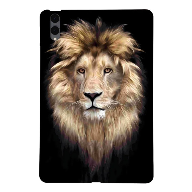 Galaxy Tab S12 Plus : coque Lion Majestueux fine et protectrice