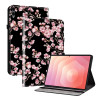 Galaxy Tab S12 Plus : housse Fleurs de Prunier avec porte-cartes