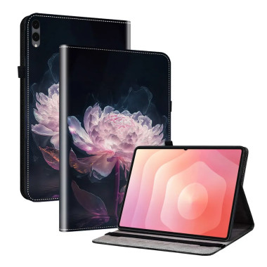 Galaxy Tab S12 Plus : housse Pivoine Nocturne avec support