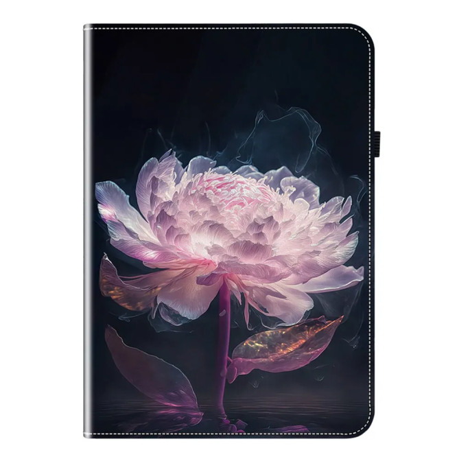 Galaxy Tab S12 Plus : housse Pivoine Nocturne avec support
