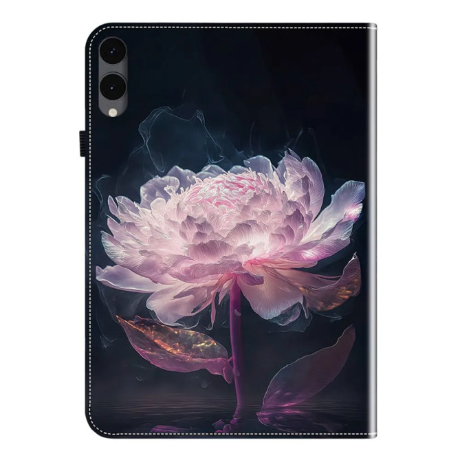 Galaxy Tab S12 Plus : housse Pivoine Nocturne avec support