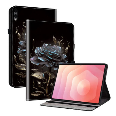 Galaxy Tab S12 Plus : housse Rose Sombre avec support et cartes