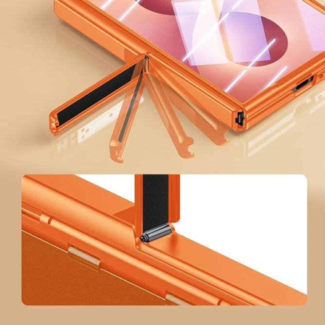 Galaxy Z Fold 8 : coque magnétique double support et écran HD protégé