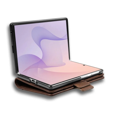 Galaxy Z Fold 8 : housse AZNS 2 cartes et appels rabat fermé
