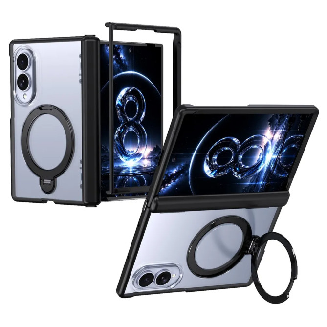 Galaxy Z Fold 8 : coque anneau 360° avec charnière à ressort