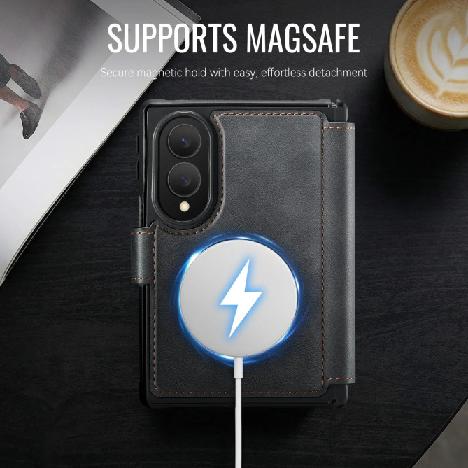 Galaxy Z Fold 8 : housse A15 RFID 3 cartes et fixation magnétique