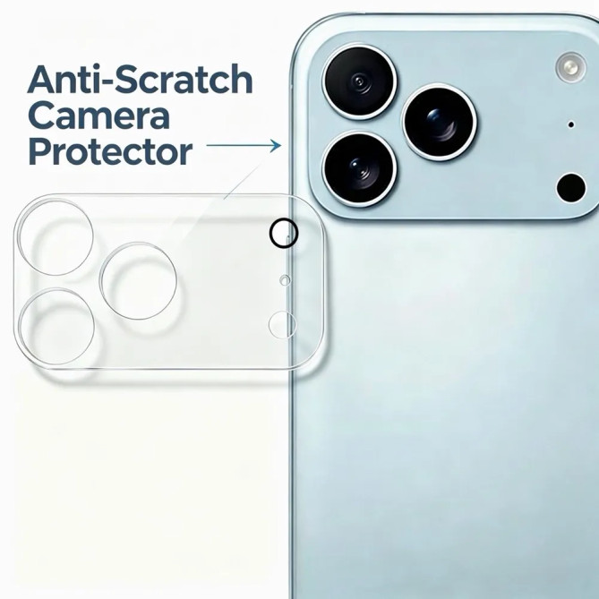 iPhone 18 Pro : kit 5-en-1 coque, verre HD et confidentialité