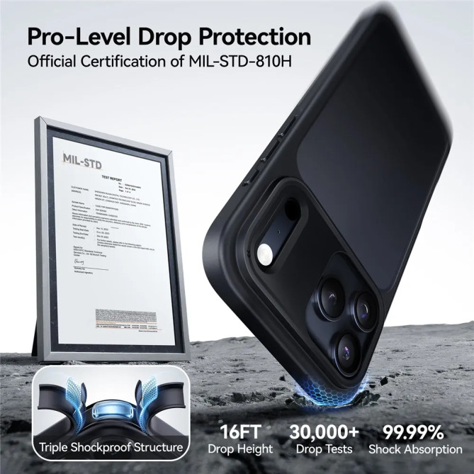 CASEKOO iPhone 18 Pro / 17 Pro U-SHOCK Mate