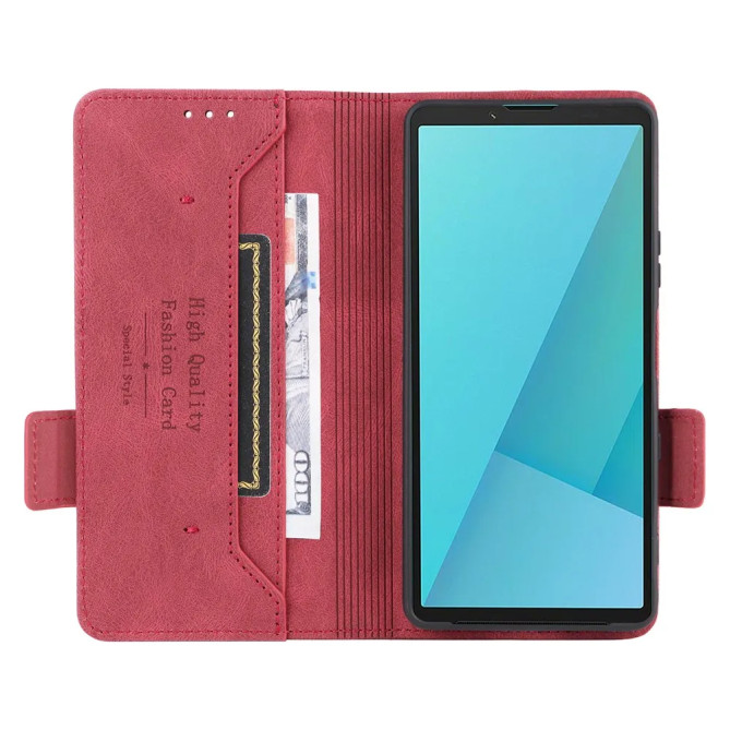 Étui Sony Xperia 10 VIII porte-carte et support vidéo
