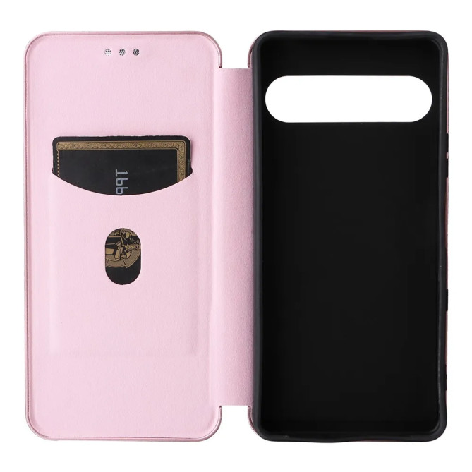 Étui texture carbone Sony Xperia 10 VIII avec porte-carte