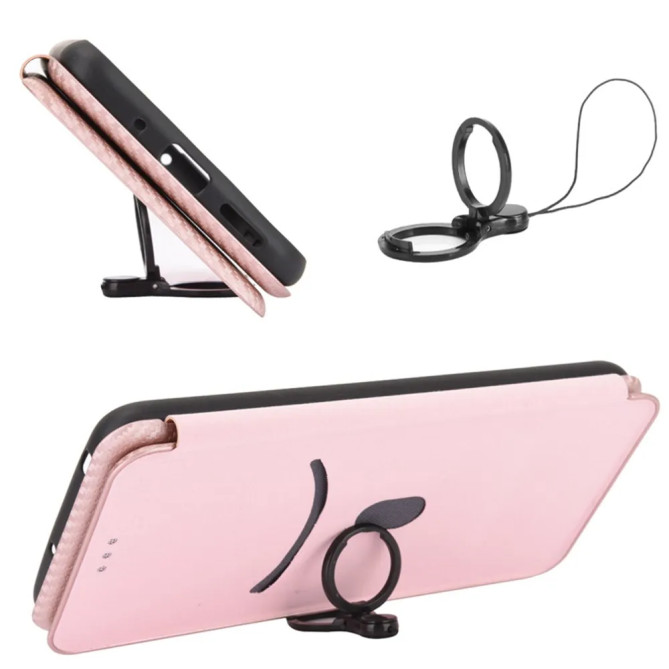 Étui texture carbone Sony Xperia 10 VIII avec porte-carte