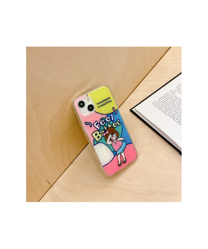 Coque iPhone 15 Feel Better Inspirant et Coloré