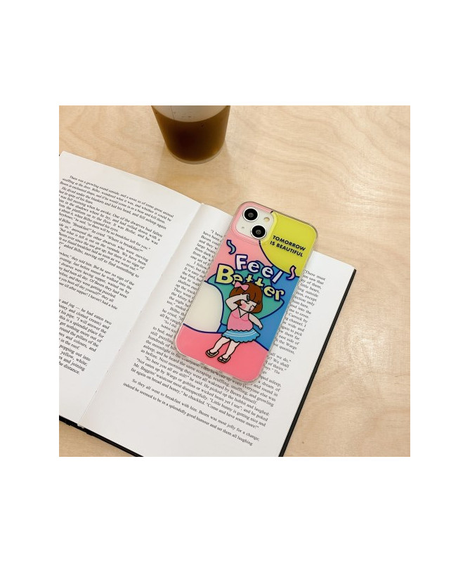 Coque iPhone 15 Feel Better Inspirant et Coloré