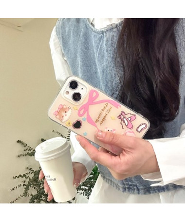 Coque iPhone 15 Motif Inspirant et Mignon avec Animaux