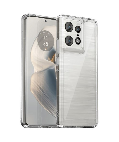 Coque Motorola Edge 50 Pro – Transparence Électroplaquée