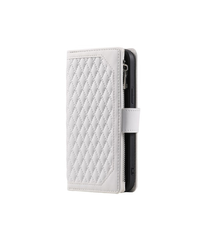 Housse Moto G85 5G Design Losange à Lanière