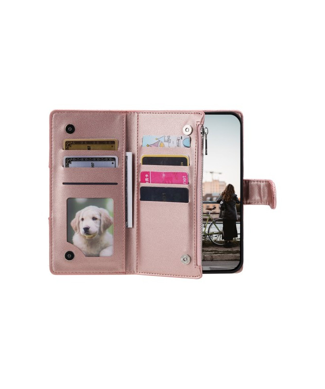 Housse Moto G85 5G Matelassée et Fermeture Éclair