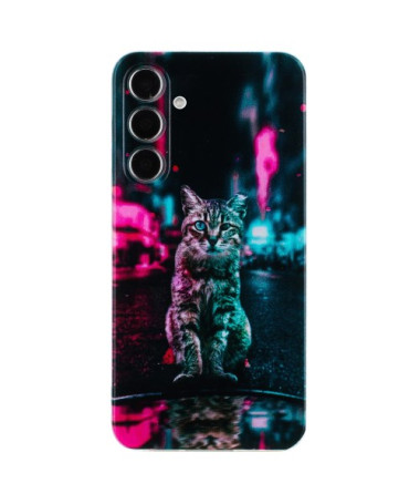 Coque Samsung Galaxy S24 FE Neon Cat