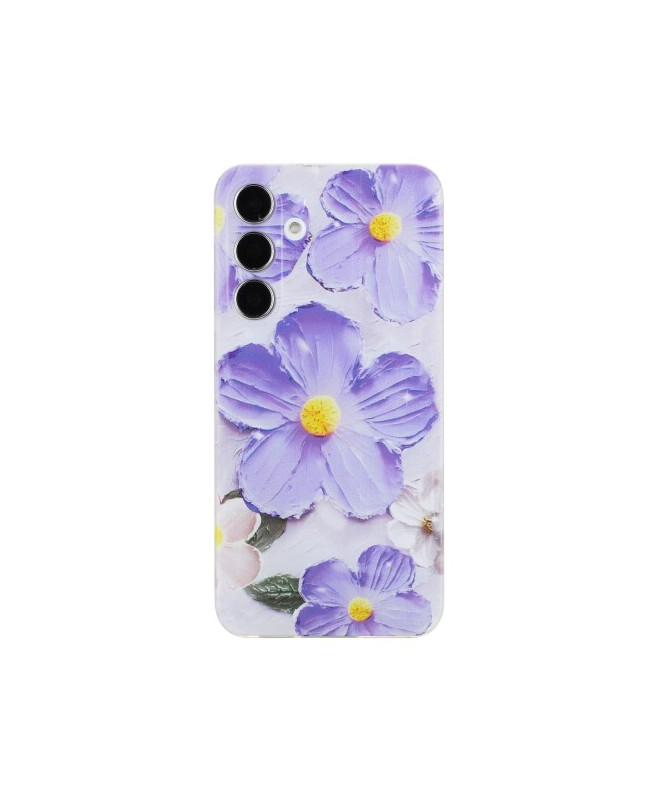 Coque Samsung Galaxy S24 FE Édition Purple Bloom