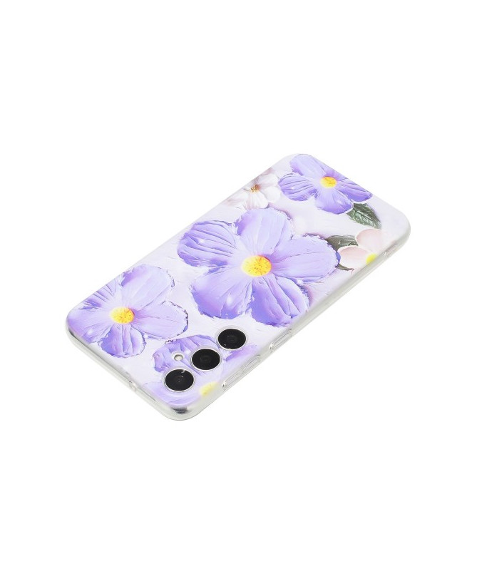 Coque Samsung Galaxy S24 FE Édition Purple Bloom