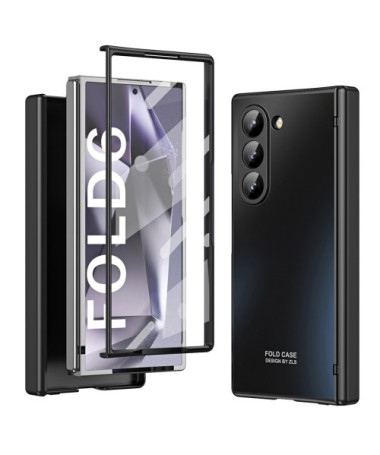 Coque Samsung Galaxy Z Fold 6 Rigide avec Protection d'Écran - Noir