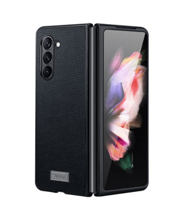 Coque Samsung Galaxy Z Fold 6 Texture Litchi en Simili Cuir