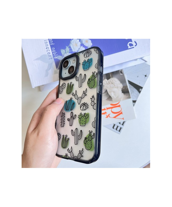 Coque iPhone 14 Plus Esquisse de Cactus