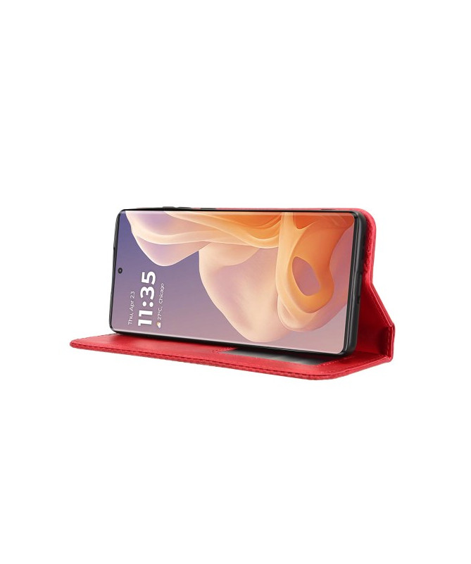 Étui  Moto G85 5G Cirénius porte cartes - Rouge