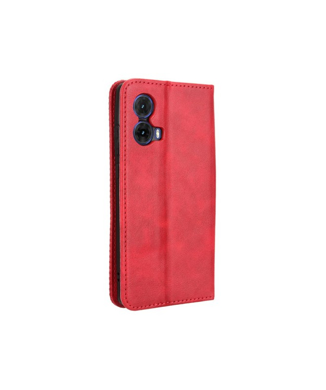 Étui  Moto G85 5G Cirénius porte cartes - Rouge