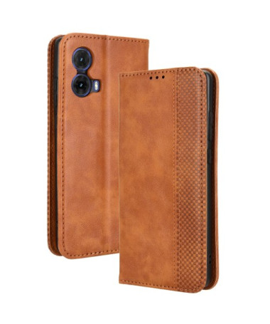 Étui  Moto G85 5G Cirénius porte cartes - Marron