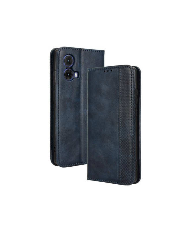 Étui  Moto G85 5G Cirénius porte cartes - Bleu marine