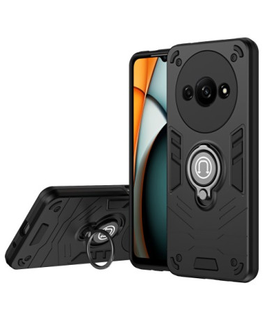 Coque Xiaomi Redmi A3 / Poco C61 Antichoc avec Support Anneau, Noir