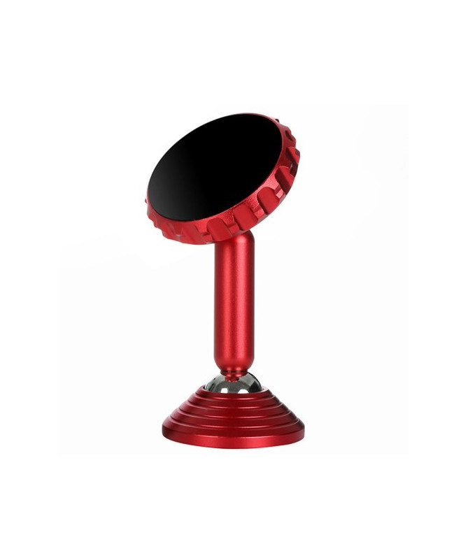 Support Téléphone Magnétique avec Ventouse Q7 pour Tableau de Bord - Rouge