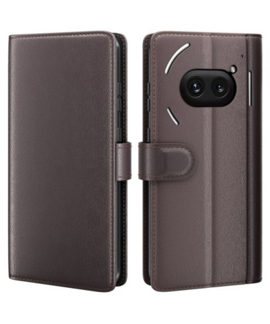 Housse Nothing Phone (2a) / (2a) Plus Cuir Premium - Marron