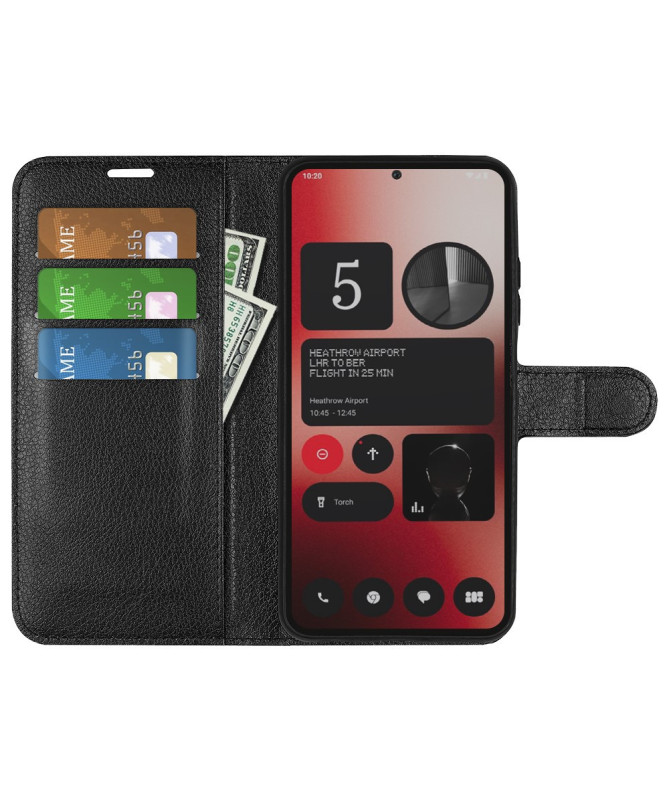 Housse Folio Nothing Phone (2a) / (2a) Plus Avec Porte-Cartes et Support