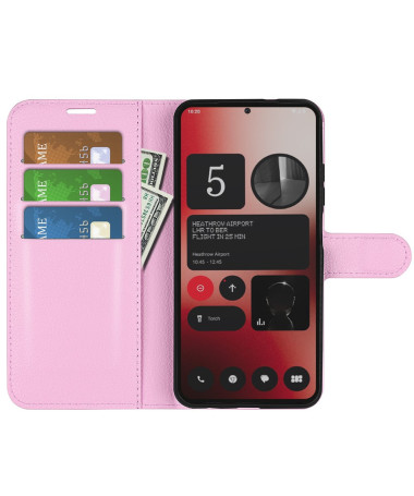 Housse Folio Nothing Phone (2a) / (2a) Plus Avec Porte-Cartes et Support Rose - photo 12