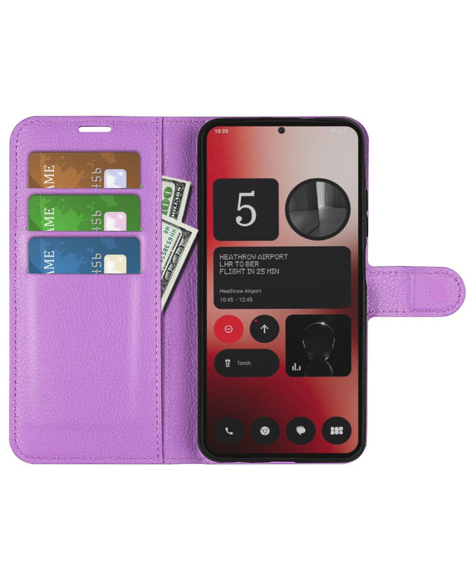 Housse Folio Nothing Phone (2a) / (2a) Plus Avec Porte-Cartes et Support