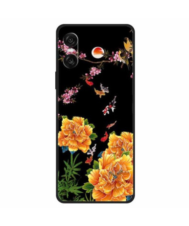 Coque Sony Xperia 10 VI Fleurs et Poissons